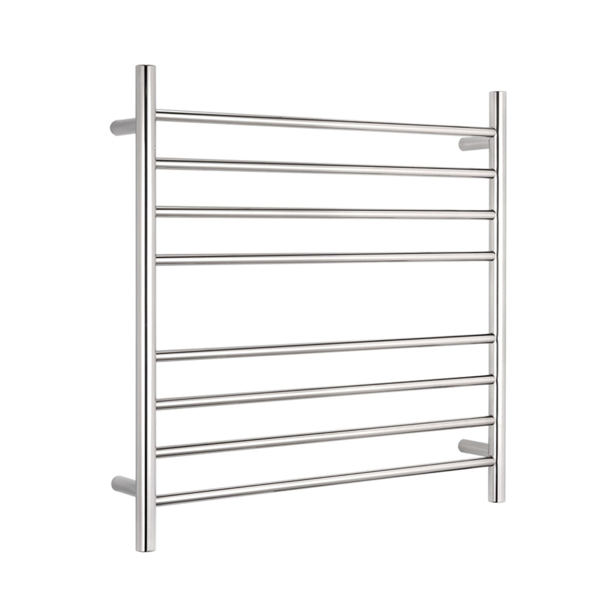 Radiant Heated Round Ladder 750 x 750mm Mirror Polished RTR06 - The Blue Space