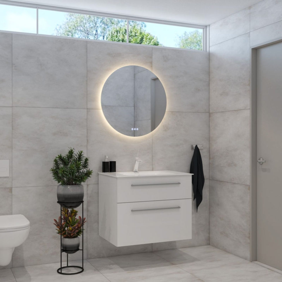 Radiant Olek Frameless LED Mirror 600mm - 1200mm