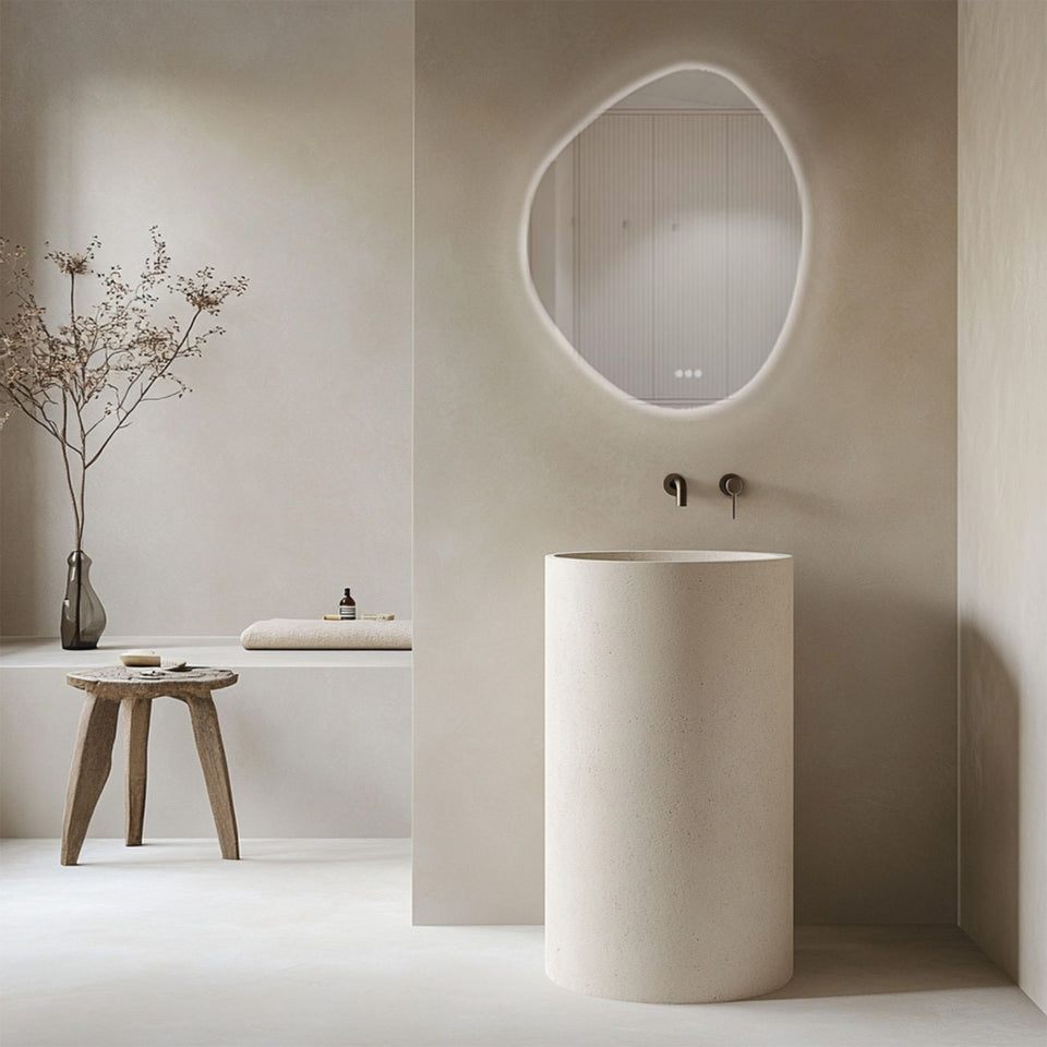 Radiant Pebl Frameless LED Mirror