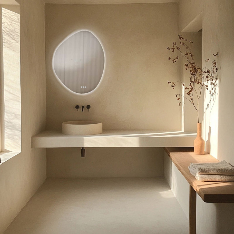 Radiant Pebl Frameless LED Mirror