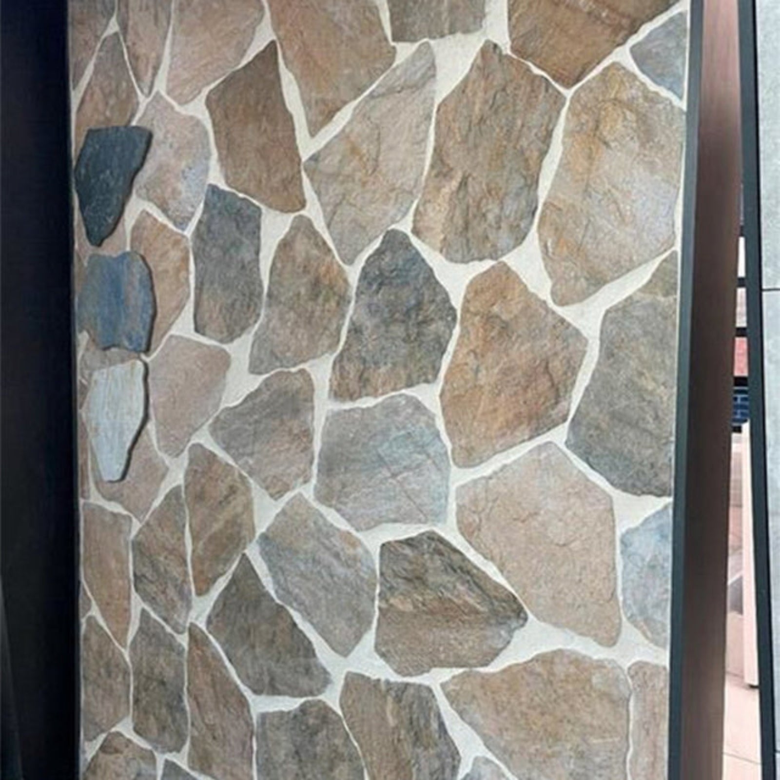 Lifestyle 2 Sandy Aria Stone Tile Matte Crazy Pave Porcelain 23MONBEM - The Blue Space