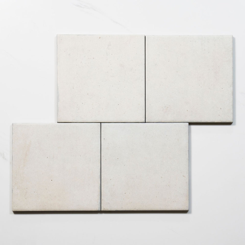 Soluna White Matte Porcelain Tile 150 x 150mm