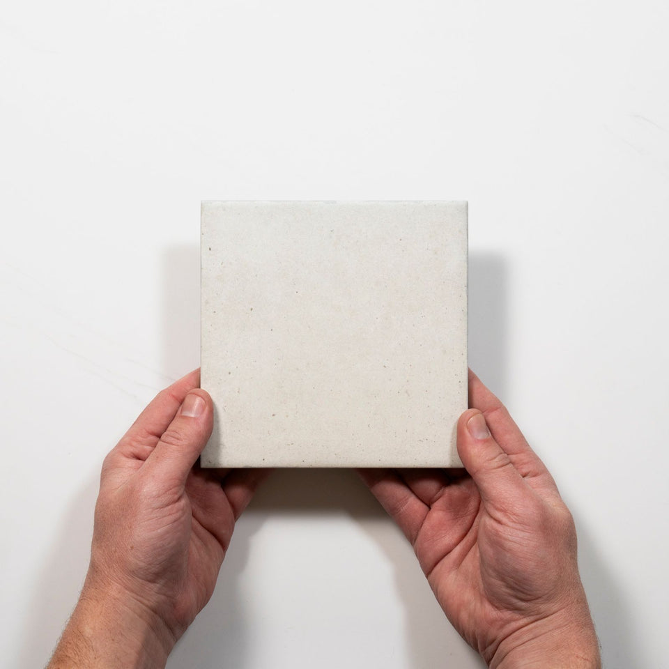 Soluna White Matte Porcelain Tile 150 x 150mm