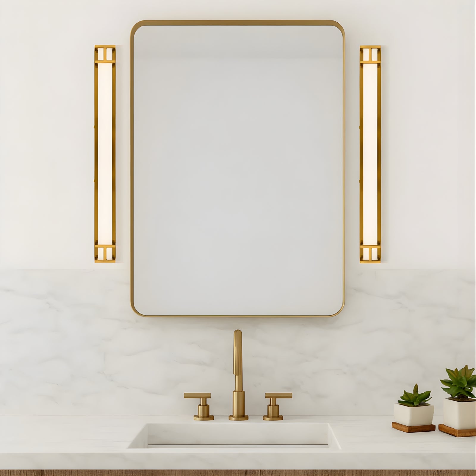 Bathroom Telbix Gilson 60 Vanity Wall Light Antique Gold GILSONWB60-AG3C - The Blue Space
