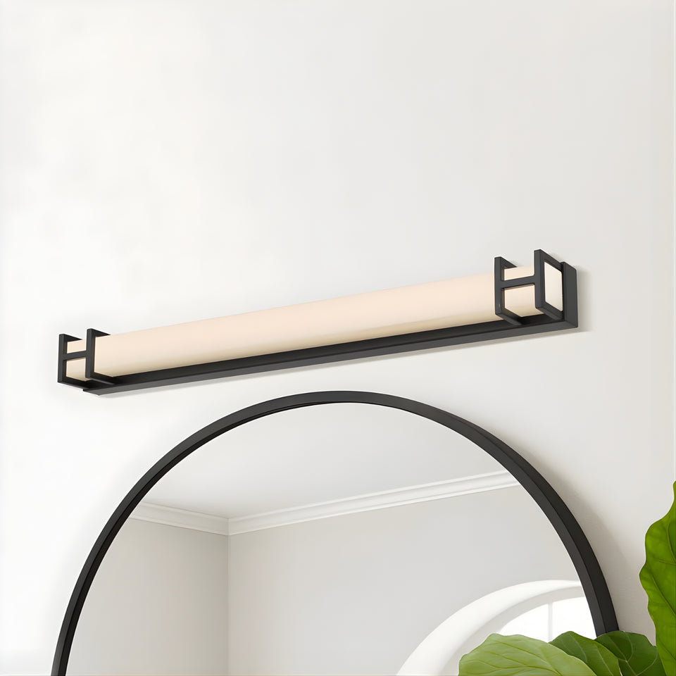 Telbix Gilson 60 Vanity Wall Light Black