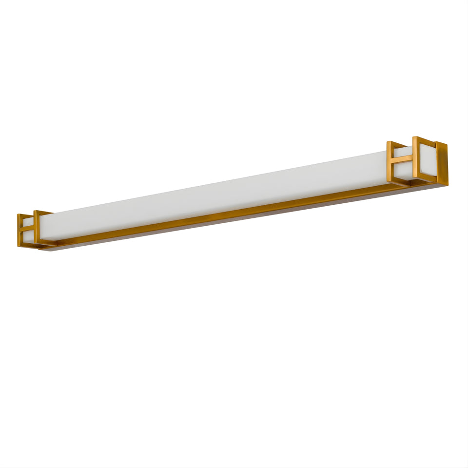 Telbix Gilson 80 Vanity Wall Light Antique Gold