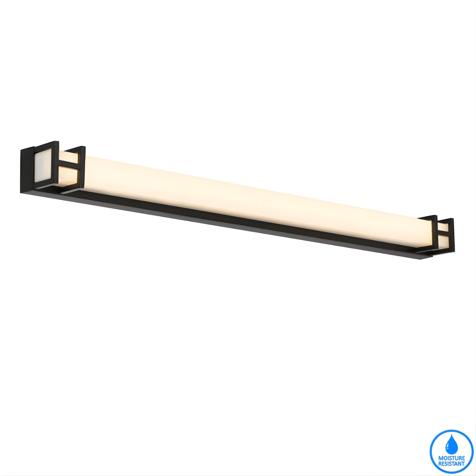 Telbix Gilson 80 Vanity Wall Light Black