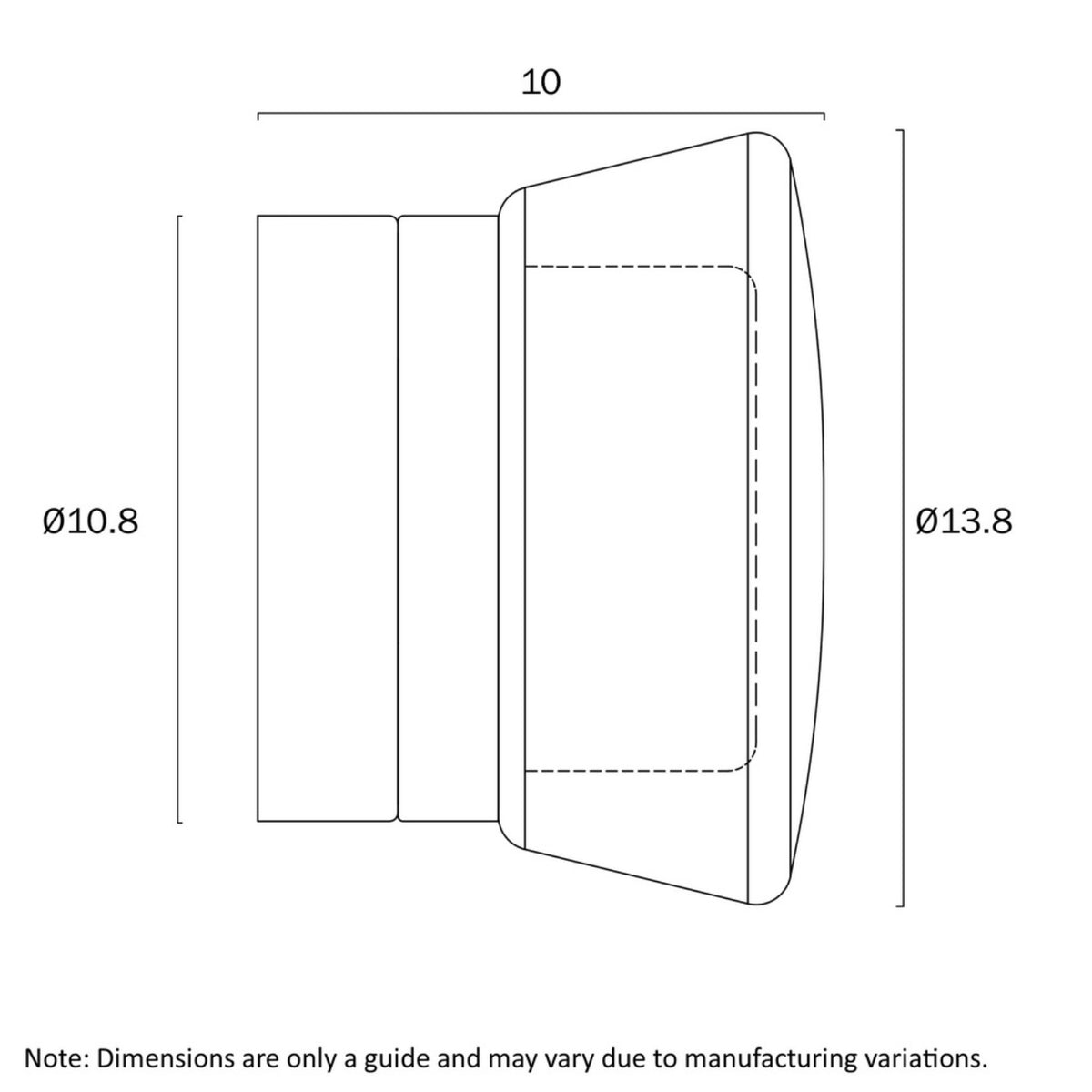 Line Drawing Telbix Lomira Wall Light Polished Nickel LOMIRAWB-NK - The Blue Space