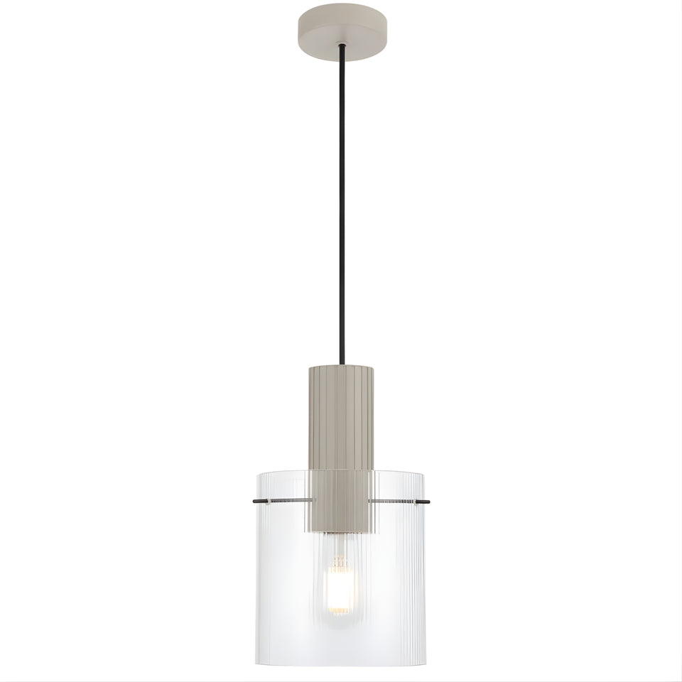 Telbix Mika 18cm Pendant Light Grey
