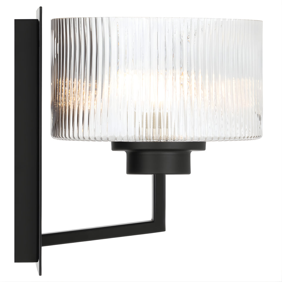 Telbix Moreno II Wall Light Black
