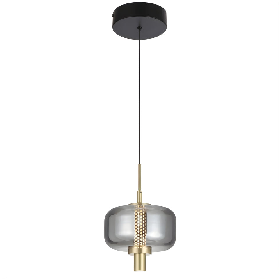 Telbix Volen 1 Pendant Light Black