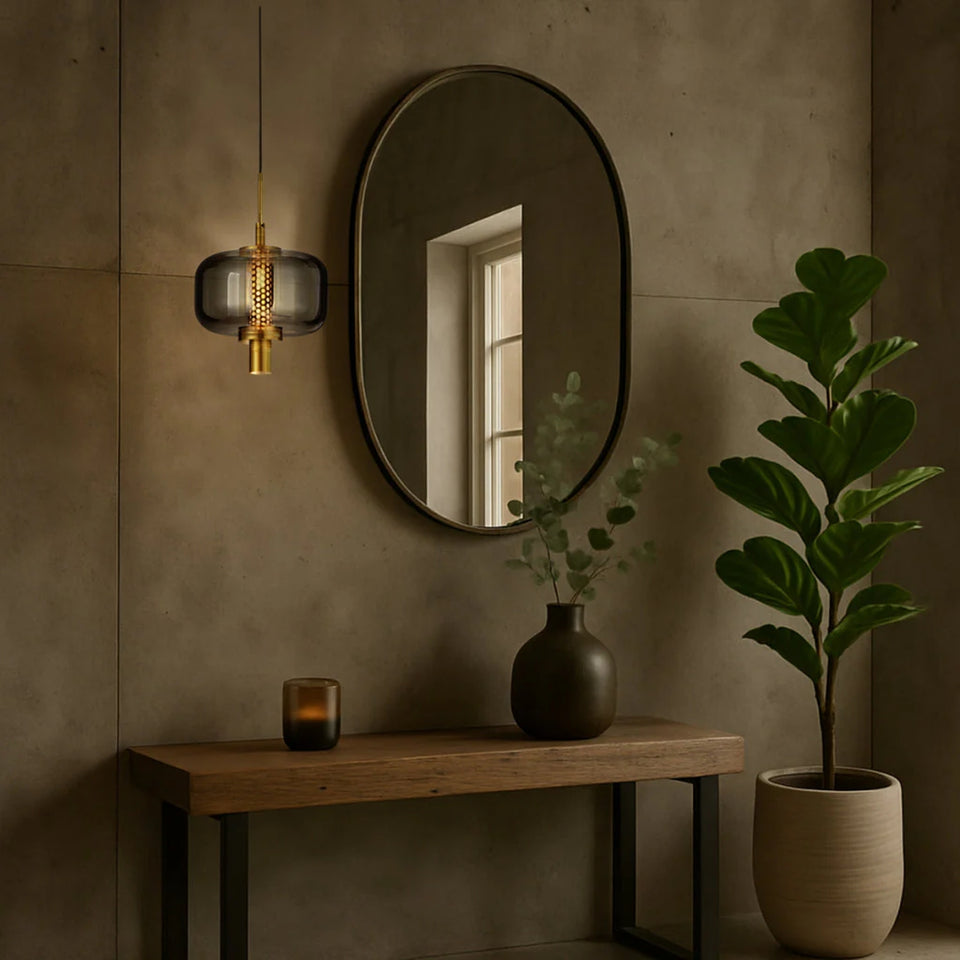 Telbix Volen 1 Pendant Light Black