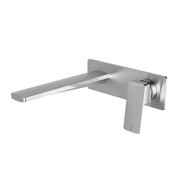 Phoenix Enviro316 Wall Basin / Bath Mixer Set 200mm Stainless Steel