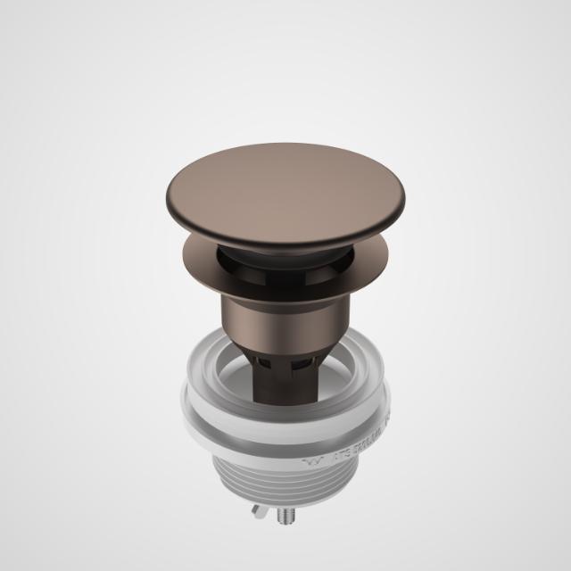 Caroma Basin Dome Pop Up Waste Long - Brushed Bronze