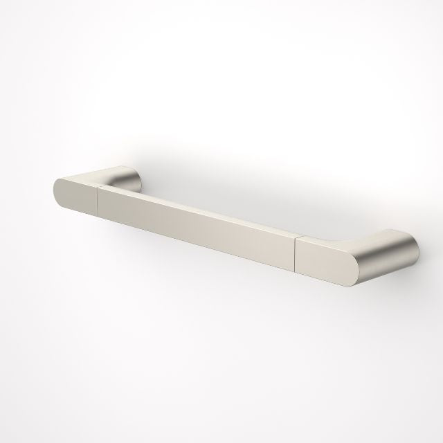 Caroma Urbane II Universal Rail Straight 400mm - Brushed Nickel