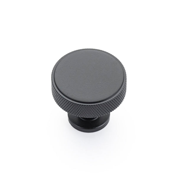 Castella Grove Knob Matt Black 35mm
