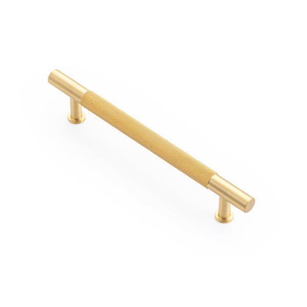 Castella Grove Pull Handle Satin Brass