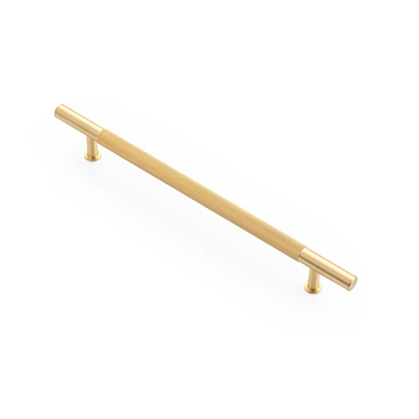 Castella Grove Pull Handle Satin Brass
