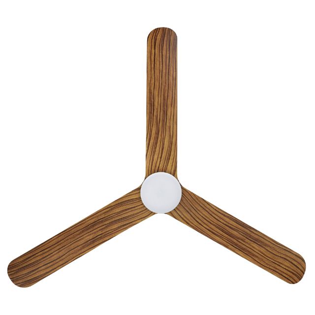 Below Eglo Iluka 60 Inch DC Fan 18W LED Tri-Col Black Wood 20538115 - The Blue Space