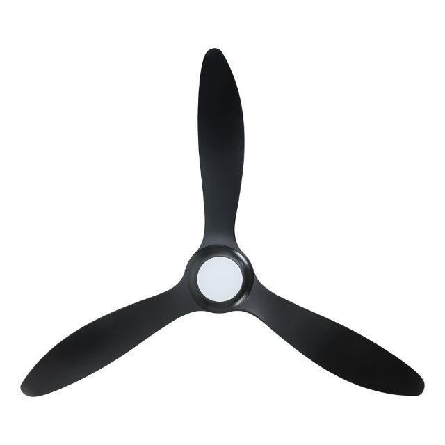 Eglo Kurrawa 72 Inch DC Fan 20W LED Tri-Col Black