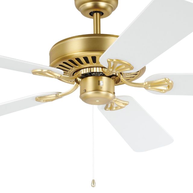 Eglo Waikiki 52 Inch AC Fan Matte Brass White