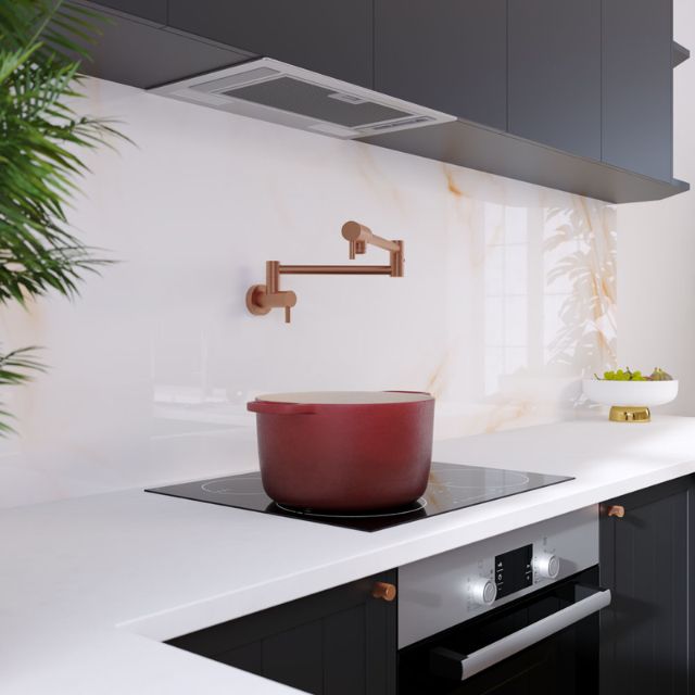 Buy Fienza Kaya Pot Filler Wall Mixer Brushed Copper 228120CO - The Blue Space