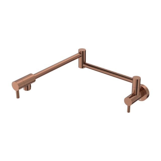 Top Fienza Kaya Pot Filler Wall Mixer Brushed Copper 228120CO - The Blue Space