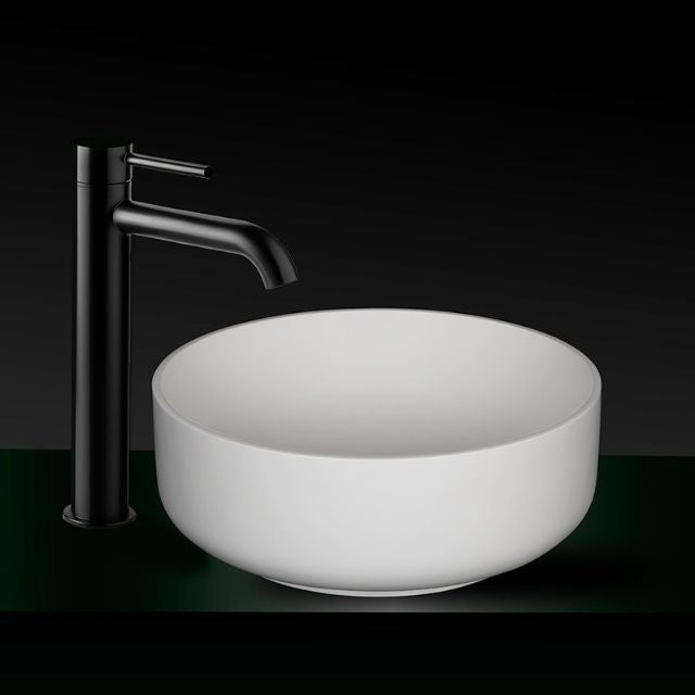 Kaskade Kolo 385mm Round Benchtop Stone Basin