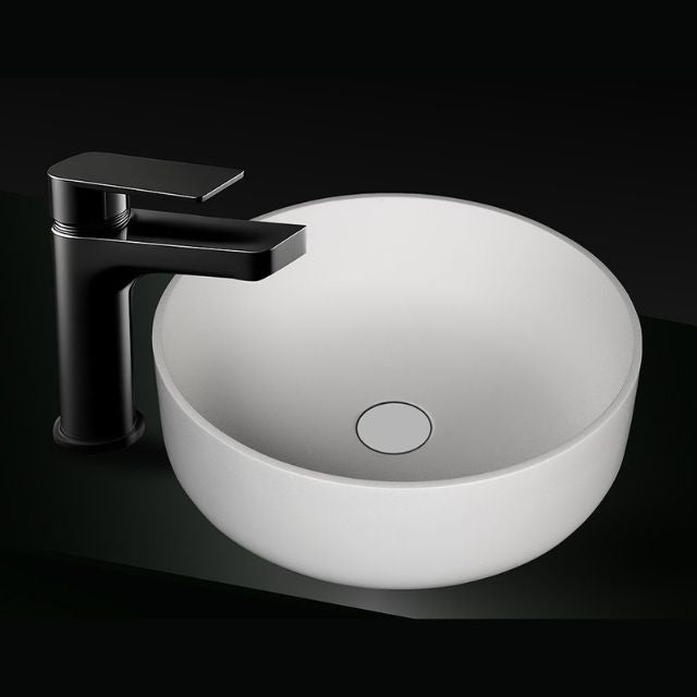 Kaskade Kolo 385mm Round Benchtop Stone Basin