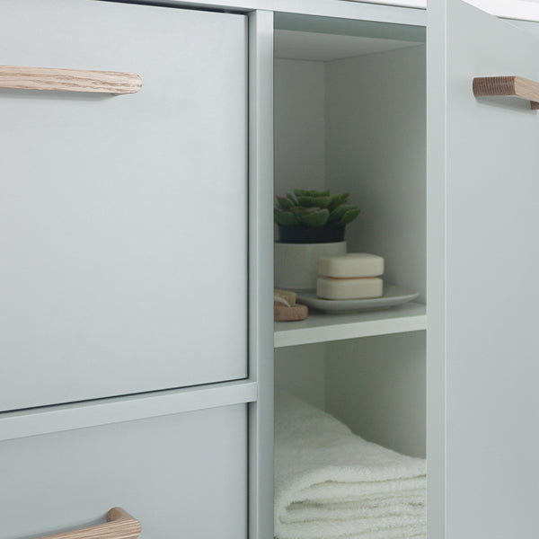 Marquis Palm Floor Standing Vanity - The Blue Space