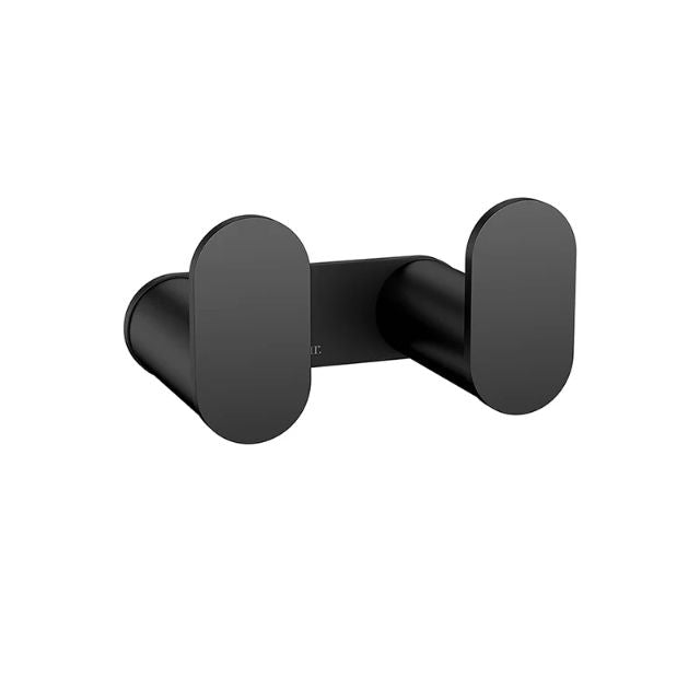 Meir Curvaé Double Robe Hook Matte Black