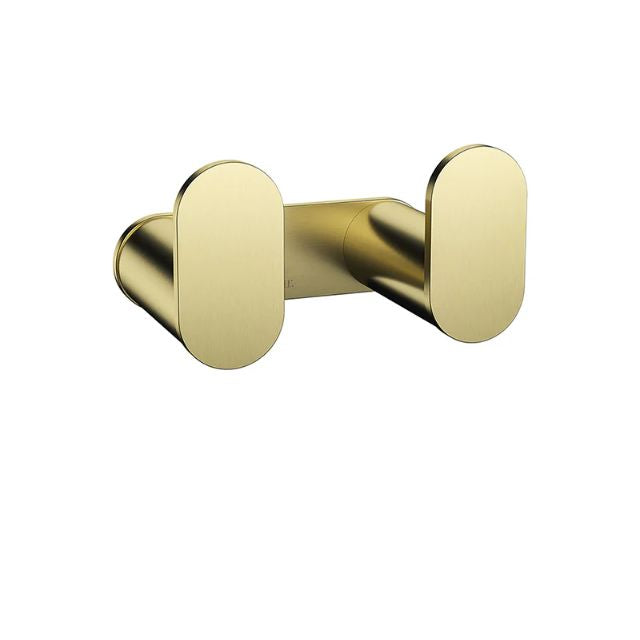 Meir Curvaé Double Robe Hook Tiger Bronze