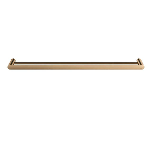 Meir Curvaé Double Towel Rail 800mm Lustre Bronze
