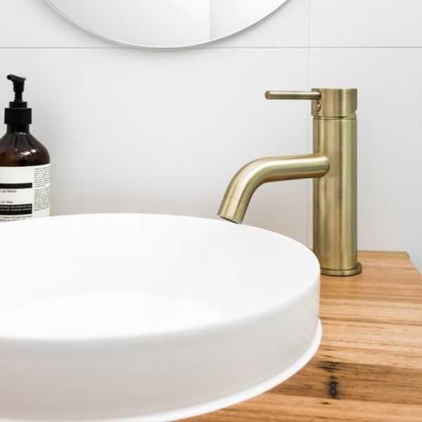 Meir Piccola Basin Mixer - Tiger Bronze