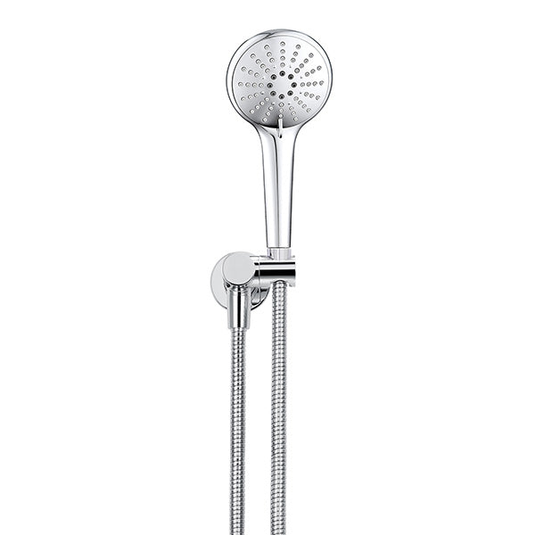 Meir Round 3 Function Hand Shower on Swivel Bracket Chrome