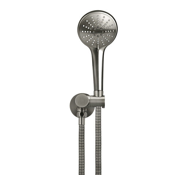 Meir Round 3 Function Hand Shower on Swivel Bracket Shadow