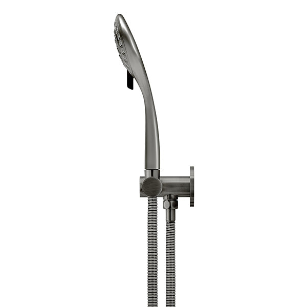 Meir Round 3 Function Hand Shower on Swivel Bracket Shadow