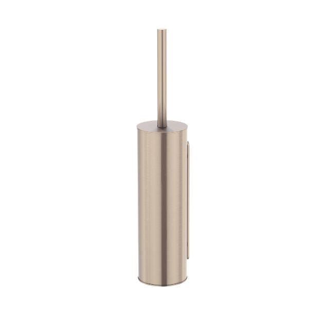 Meir Round Toilet Brush and Holder Champagne