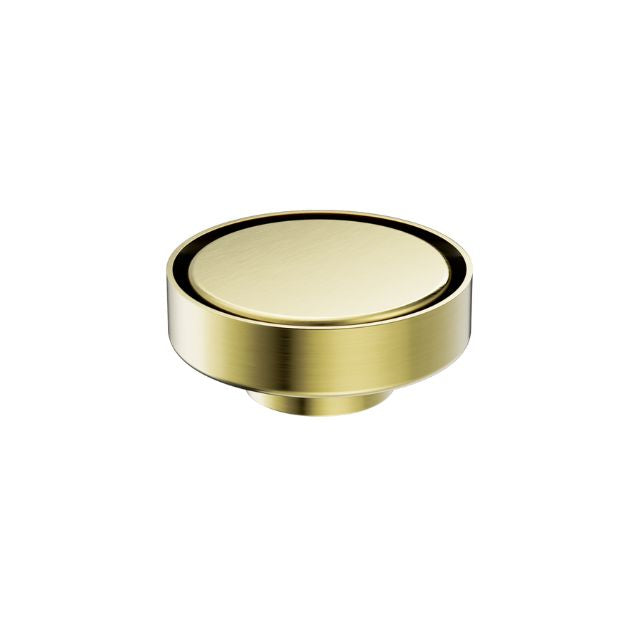 Nero 100mm Round Tile Insert Floor Waste 50mm Outlet Brushed Gold