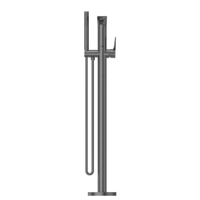 Buy Online Nero Bianca Freestanding Bath Mixer With Hand Shower Gun Metal NR321503aGM - The Blue Space