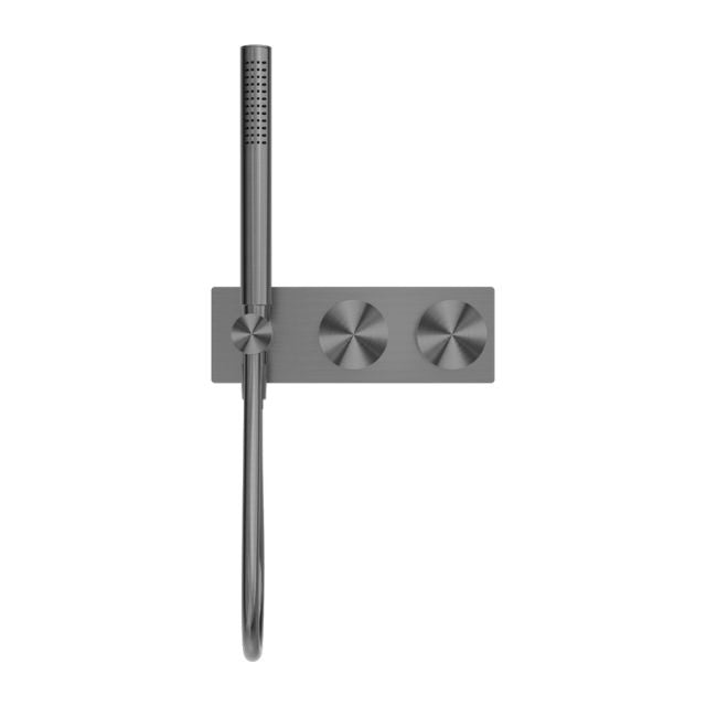 Front Nero Kara Progressive Shower System Gun Metal NR271903CGM - The Blue Space