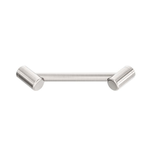Nero Mecca Care 25mm Footrest Corner Grab Rail 215mm Brushed Nickel