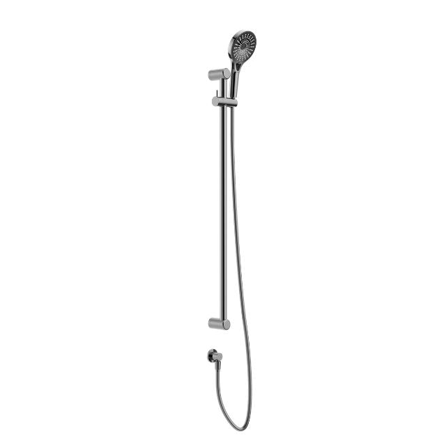 Nero Mecca Care 25mm Grab Rail and Adjustable Shower Rail Set 900mm Chrome NRCS004CH - The Blue Space