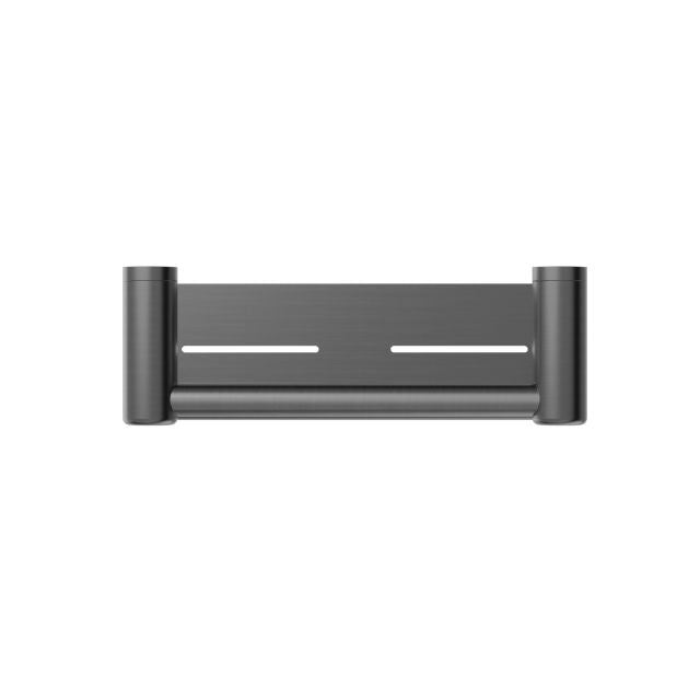 Nero Mecca Care 25mm Grab Rail With Shelf 300mm Gunmetal