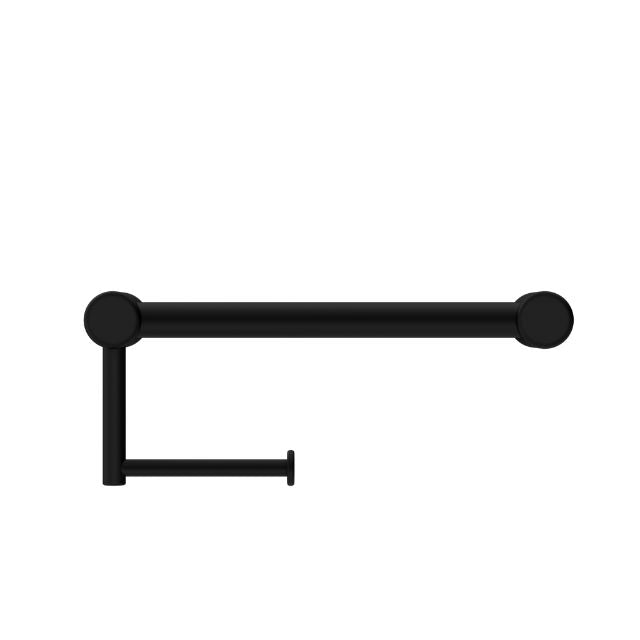 Nero Mecca Care 25mm Toilet Roll Rail 300mm Matte Black