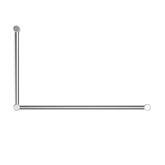 Nero Mecca Care 32mm DDA Grab Rail Set 90 Degree 600x1000mm Chrome