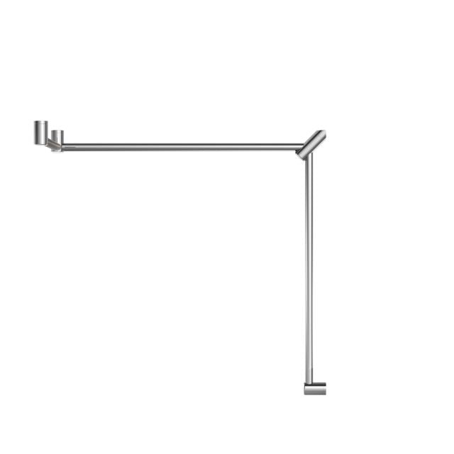 Nero Mecca Care 32mm DDA Toilet Grab Rail Set 90 Degree Continuous 600x1065x1025mm Chrome