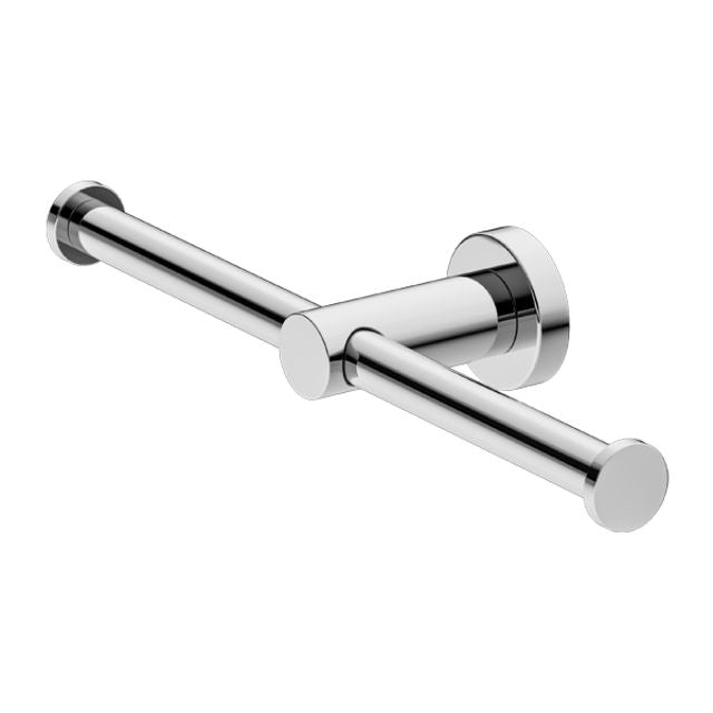 Nero Mecca Double Toilet Roll Holder Chrome
