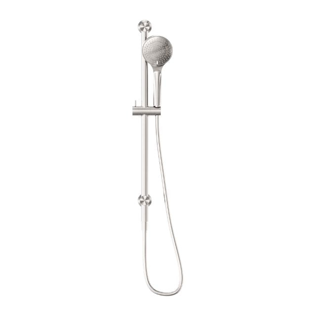 Nero Mecca Rail Shower With Air Shower Brushed Nickel