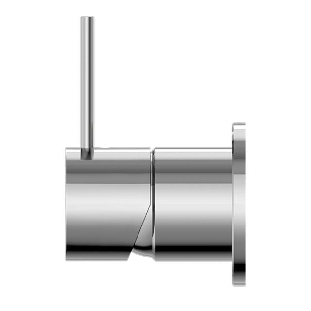 Nero Mecca Shower Mixer 60mm Handle Up Plate Chrome